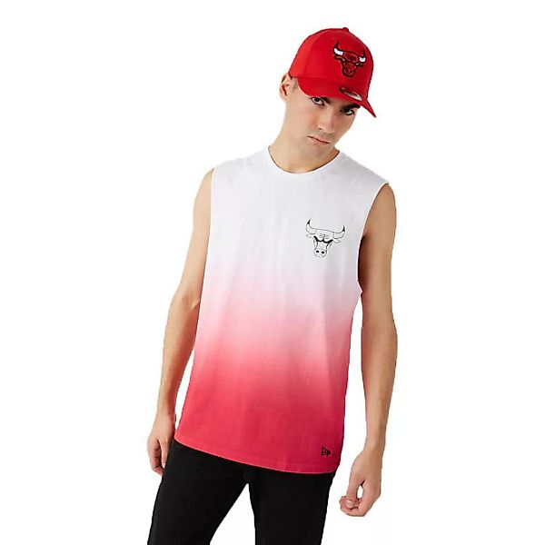New Era Nba Dip Dye Chicago Bulls Ärmelloses T-shirt L Red günstig online kaufen