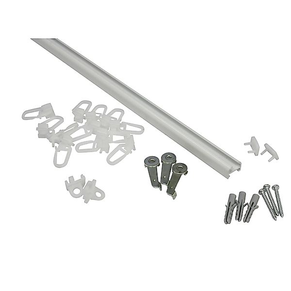 GARDINIA Gardinenschiene "Aluminiumschiene" Ø 13 mm 1 läufig-läufig kürzbar günstig online kaufen