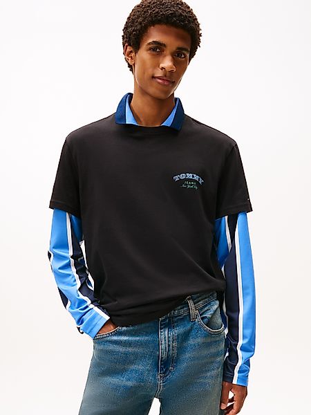 Tommy Jeans T-Shirt "TJM REG DOLLAR STACK" regular fit, Rundhals, mit Rücke günstig online kaufen