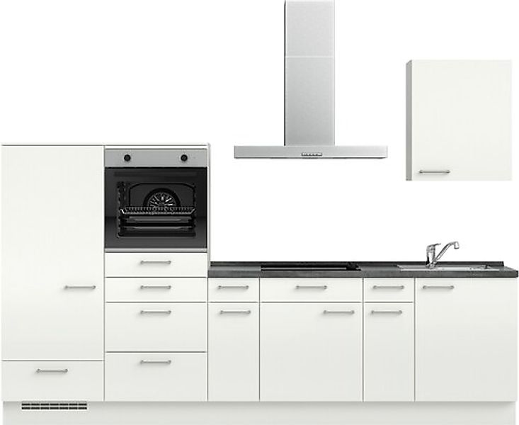 nobilia® Küchenzeile »"Laser I"«, vormontiert, Ausrichtung wählbar, Breite günstig online kaufen
