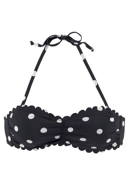 LASCANA Bandeau-Bikini-Top Jada, mit Muschelkante und günstig online kaufen