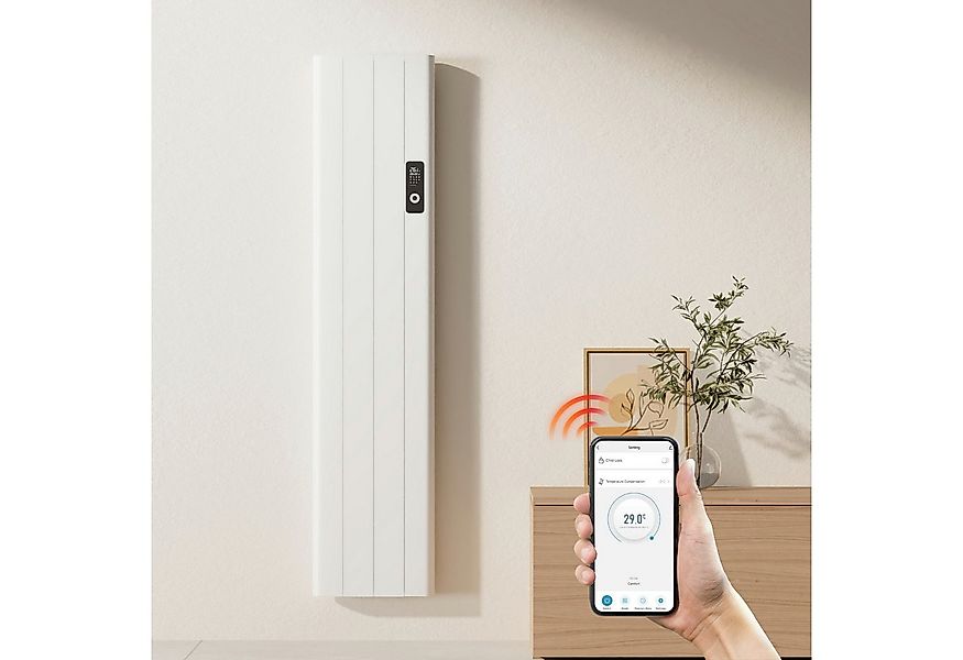EMKE Elektro-Heizkörper elektrische Heizkörper Wifi-Steuerung 1000W, Google günstig online kaufen