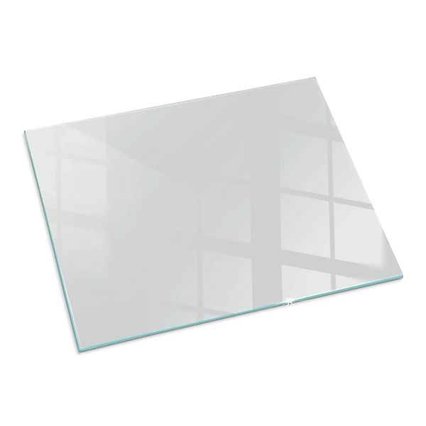 Tulup Glasplatte für Kamin Grau Glas unter Kamin Rechteck 80x60 cm Grau Gla günstig online kaufen