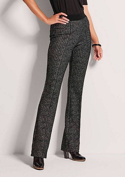 MADELEINE Stoffhose Baumwollhose mit elastischem Bund Stoffhose mit ausgest günstig online kaufen