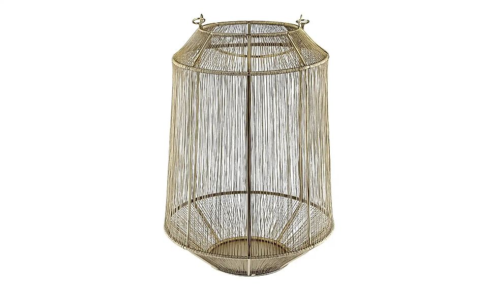 Windlicht   ¦ gold ¦ Metall ¦ Maße (cm): H: 41  Ø: 29 Accessoires > Kerzen günstig online kaufen