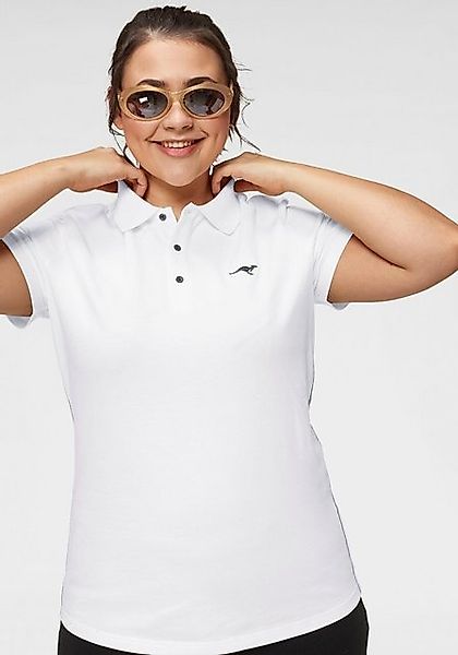 KangaROOS Poloshirt Kurzarm, unifarben, Polokragen, aus Baumwolle günstig online kaufen