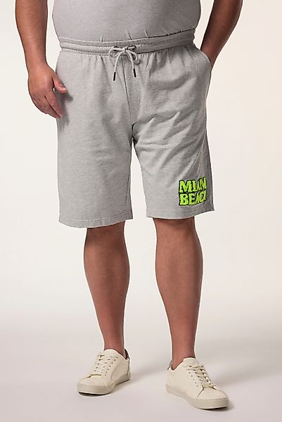 Men Plus Bermudas Men+ Sweatbermuda Neon-Print günstig online kaufen