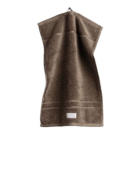 GANT Gästetuch, Organic Premium Towel - 30x50 cm, Frottee Braun günstig online kaufen
