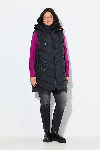 Ulla Popken Steppweste HYPRAR Long-Steppweste Kapuze günstig online kaufen