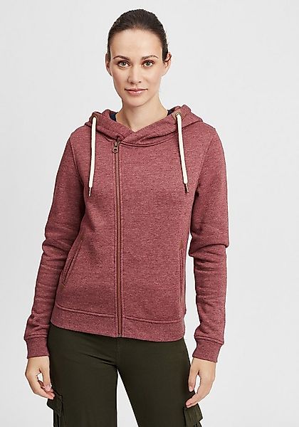 OXMO Kapuzensweatjacke OXVicky Sweatshirtjacke mit asymmetrischen Reißversc günstig online kaufen