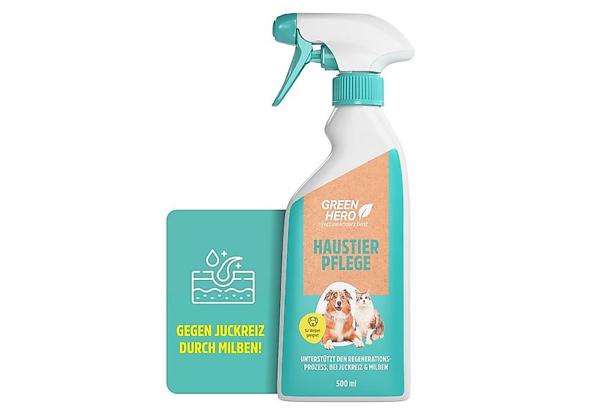 GreenHero Fellpflege Haustierpflege Spray gegen Juckreiz - 100% natürliche günstig online kaufen