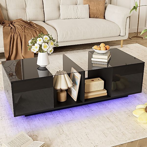 Furnishings Home Couchtisch Ablagetisch LED Beistelltisch günstig online kaufen