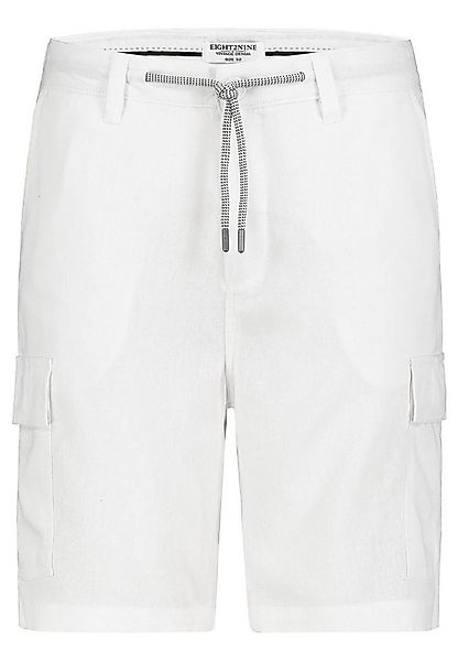 Eight2Nine Cargoshorts Vintage-Style Leinen Bermuda mit Kordelzug und Tasch günstig online kaufen