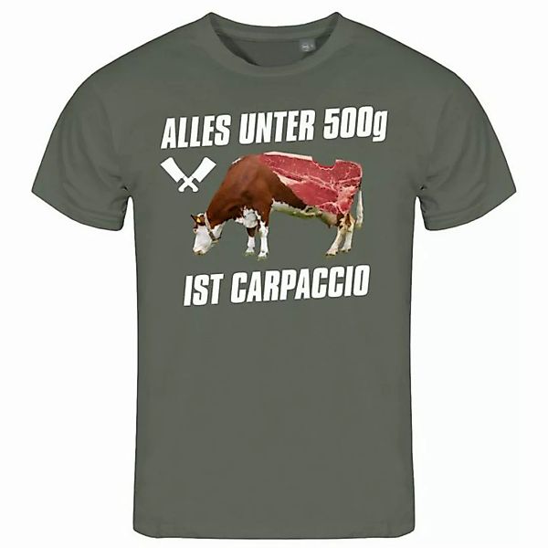 deinshirt Print-Shirt Herren T-Shirt Alles unter 500g ist Carpaccio Funshir günstig online kaufen