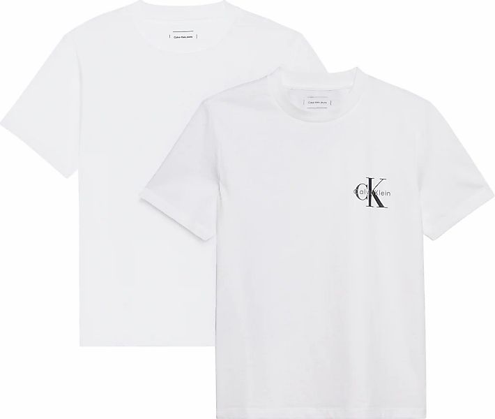 Calvin Klein Jeans T-Shirt "MONOLOGO CN 2 PACK TEE" Packung, 2er-Pack, 2 St günstig online kaufen