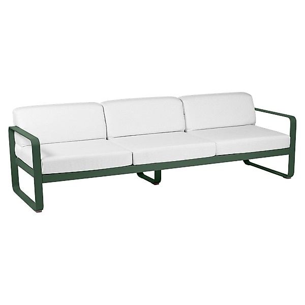 Bellevie 3-Sitzer Lounge-Sofa 02 Zederngrün 81 Grauweiß günstig online kaufen
