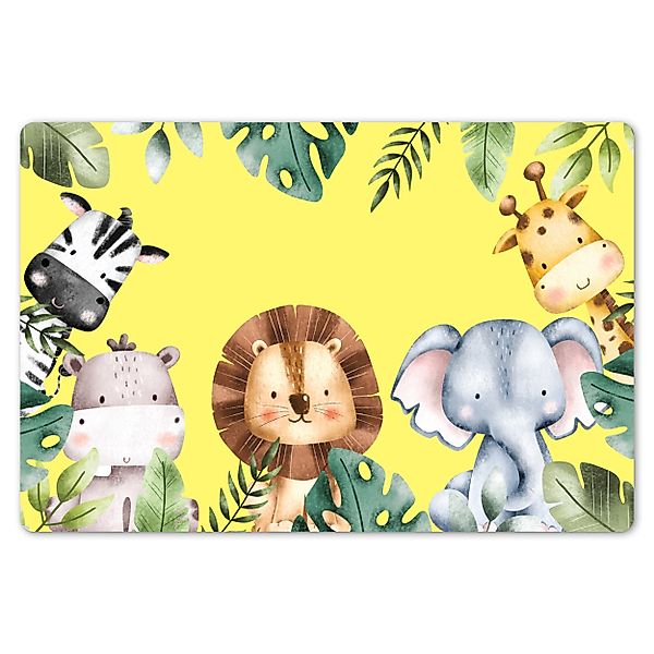 MuchoWow Platzset Tiere - Blätter - günstig online kaufen