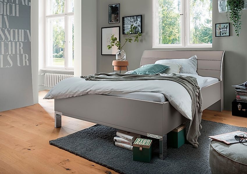 WIEMANN Futonbett "Monaco, 4-fache Liegehöhenverstellung", mit stilvollem H günstig online kaufen