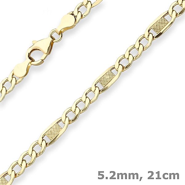 Schmuck Krone Goldarmband 5,2mm Armband Fantasiekette günstig online kaufen