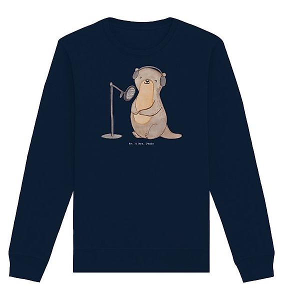Mr. & Mrs. Panda Longpullover Otter Podcast aufnehmen Größe L - French Navy günstig online kaufen