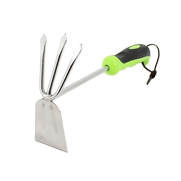 Galaflor Doppelhacke aus Edelstahl mit Kunststoffgriff 3 Zinken günstig online kaufen