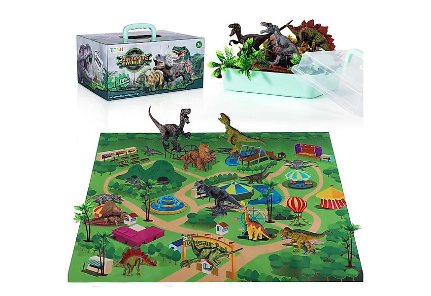 TEMI Spielfigur Dinosaurier Figuren Spielset mit Spielmatte, (Set, 1-tlg., günstig online kaufen
