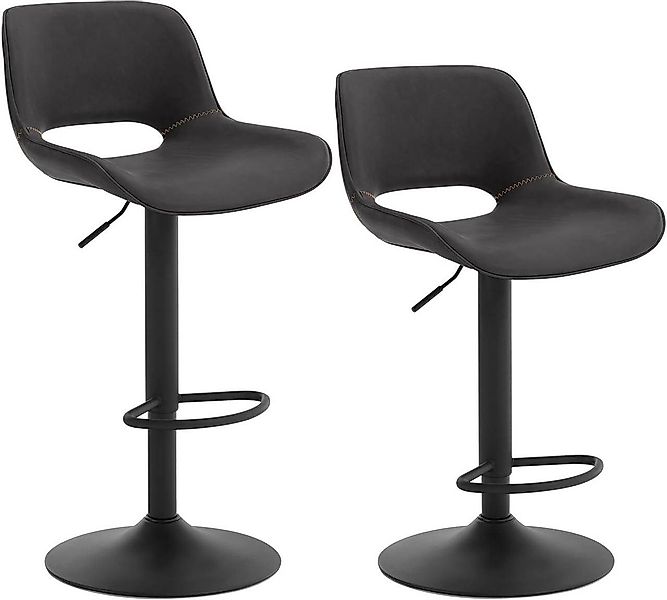 Woltu Barhocker (2 St), höhenverstellbar, Tresenstuhl, günstig online kaufen