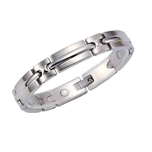Zeeme Armband Edelstahl glanz matt 19cm günstig online kaufen