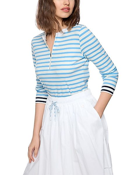 Marc Cain Langarmshirt Salty Breeze Premium Damenmode gestreift, figurnah günstig online kaufen