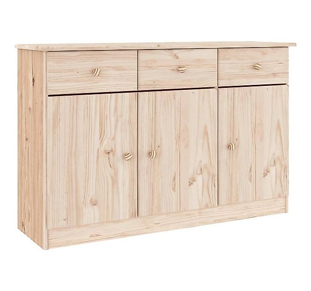 vidaXL Sideboard Sideboard ALTA 112x35x73 cm Massivholz Kiefer (1 St) günstig online kaufen