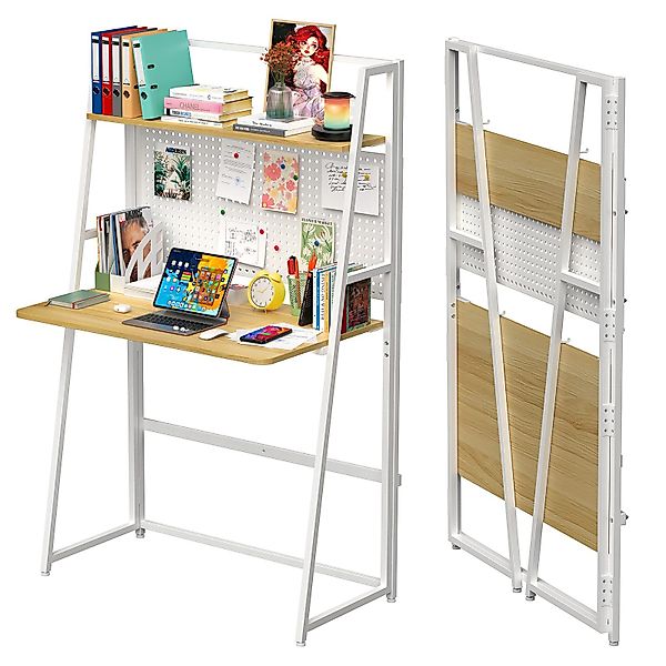 JEOBEST Computertisch Schreibtisch, Ergonomischer Computertisch 80 günstig online kaufen