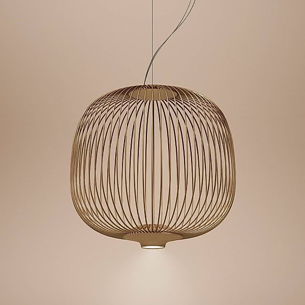 Foscarini Spokes 2 LED-Pendellampe dimmbar kupfer günstig online kaufen