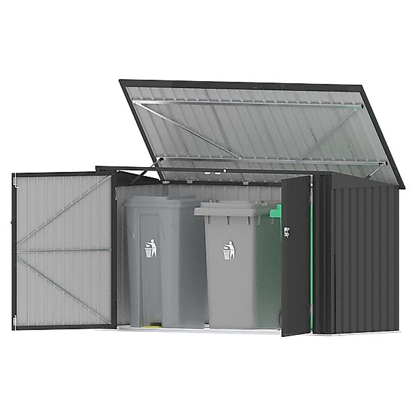 Tepro Universalbox Store Max 232,5 cm x 132 cm x 104,5 cm Anthrazit günstig online kaufen