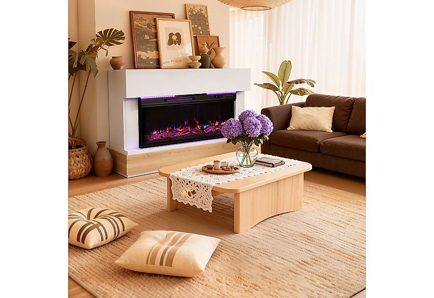 HOMAVO Elektrokamin mit Schrank, 36" 1000/2000W Elektrokamin mit Heizung, 3 günstig online kaufen