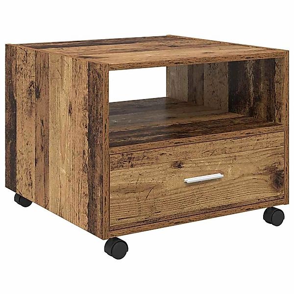 vidaXL Couchtisch mit Schubladen Altholz 55 x 55 x 45 cm Holzwerkstoff 8804 günstig online kaufen