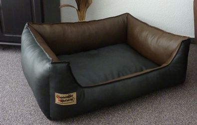Hundebettenmanufaktur Hundekorb Hundesofa Schlafplatz Kunstleder Similpelle günstig online kaufen