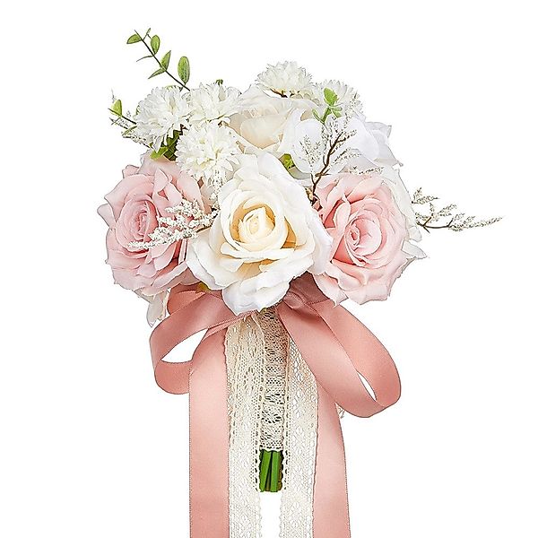 Kunstblumenstrauß Brautsträuße, künstliche Rosen, Handgefertigt, Romantisch günstig online kaufen