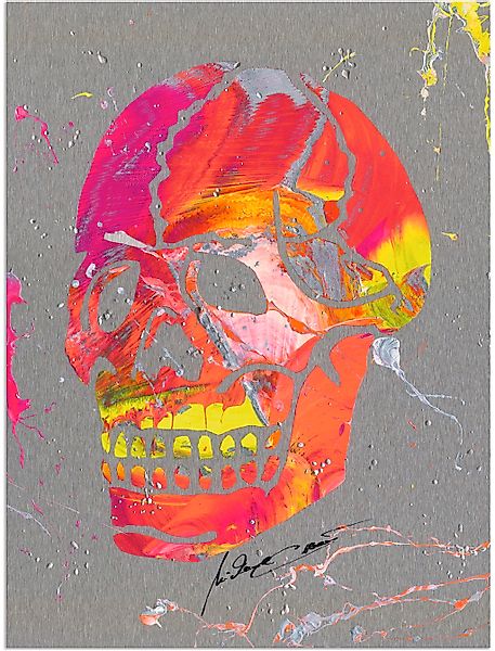 Artland Alu-Dibond-Druck "Totenkopf 2" Körper 1 Stk. tlg. als Alubild in ve günstig online kaufen