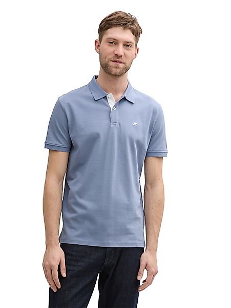 TOM TAILOR Poloshirt mit farblich hervorgehobener günstig online kaufen