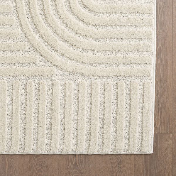 Villa Möbel Hochflor-Teppich Artina, Rund, Höhe: günstig online kaufen