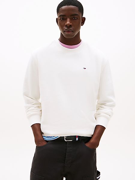 Tommy Jeans Sweatshirt "TJM REG S FLAG CREW", Mit besticktem Markenlogo auf günstig online kaufen