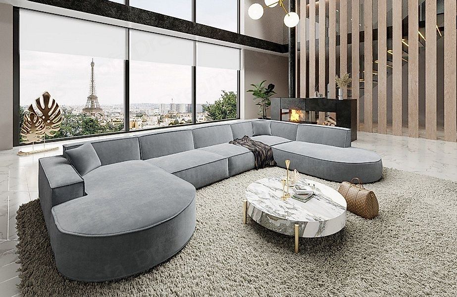 Sofa Dreams Wohnlandschaft Designer Stoff Sofa günstig online kaufen