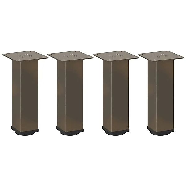 vidaXL Couchtischbeine 4 Stk Naturstahl 30-32 cm Stahl 4012463 günstig online kaufen