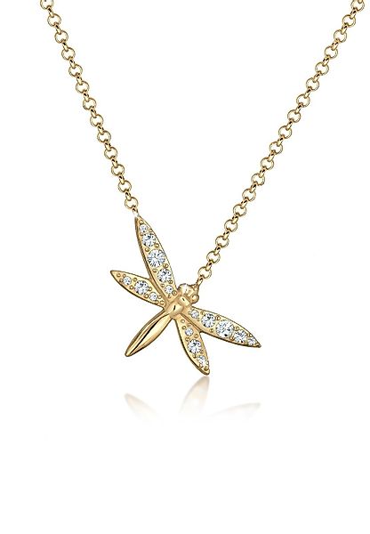 Elli Kette mit Anhänger Libelle Glas günstig online kaufen
