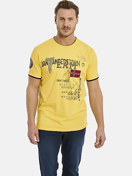 Jan Vanderstorm T-Shirt SÖLVE aus robustem günstig online kaufen