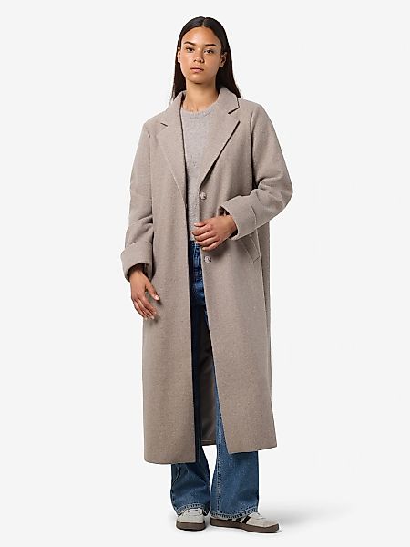 Noisy may Langmantel "NMCADDY L/S LONG COAT FWD NOOS" Kunstfaser, loose fit günstig online kaufen