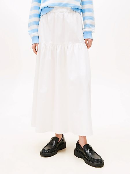 Tommy Jeans Maxirock "TJW POPLIN TIERED MAXI SKIRT" günstig online kaufen