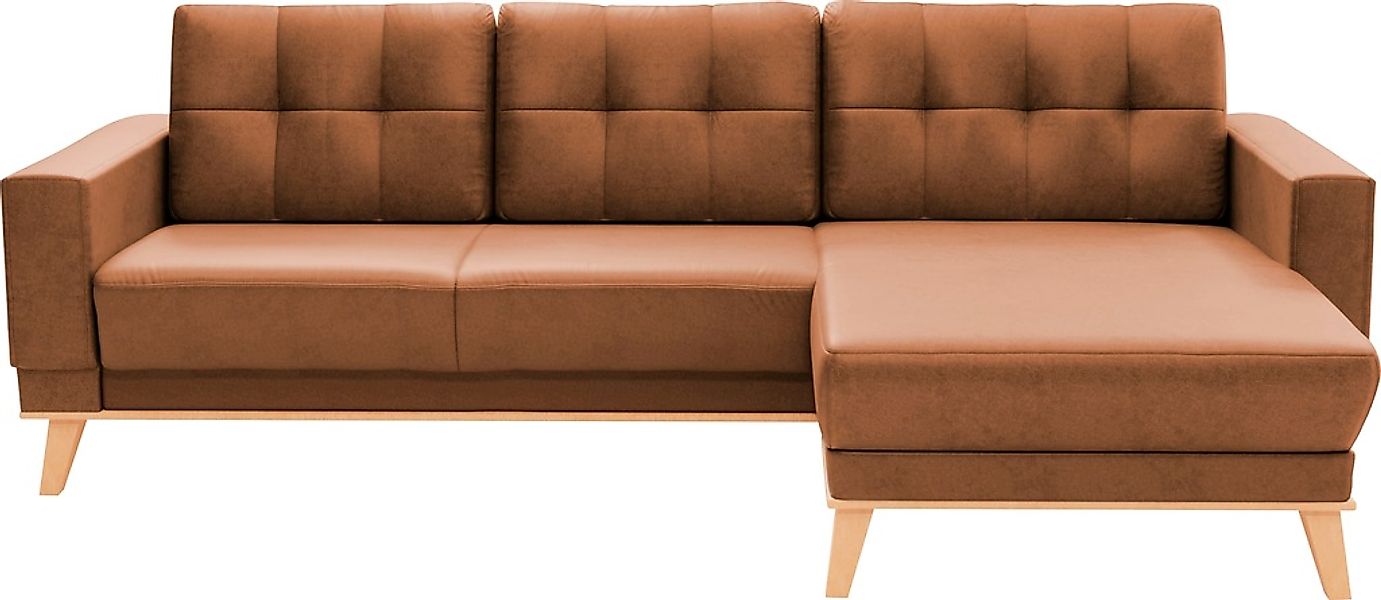 sit&more Ecksofa »Lavida L-Form« wahlweise mit Kippfunktion und Bettkasten günstig online kaufen