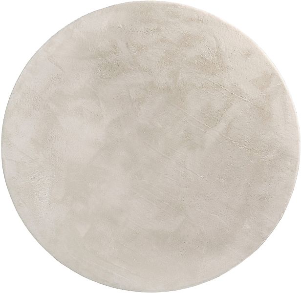 Paco Home Fellteppich »Kunstfell Soft 380«, rund, 14 mm Höhe, Langflor, Kus günstig online kaufen