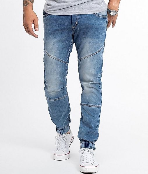 Rock Creek Tapered-fit-Jeans Herren Jeans Jogger-Style Blau RC-2184 günstig online kaufen